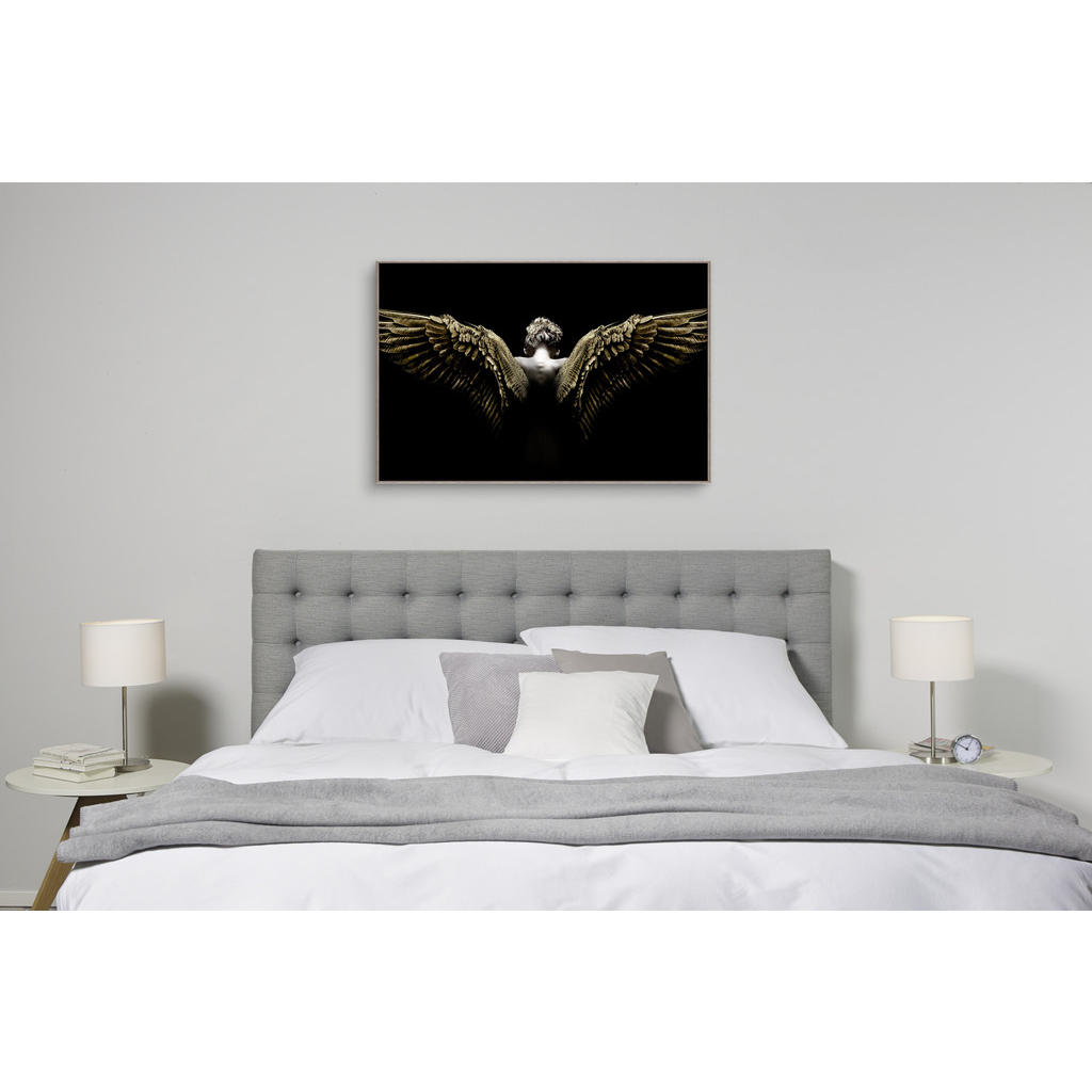 Thumbnail - Monee Glasbild, Schwarz, Gold, Kunststoff, Glas, Papier, rechteckig, 120x80 cm, Fotografie, Bilder und Zubehör, Wandbild...