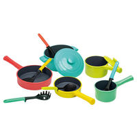 DJEČJI KUHINJSKI PRIBOR   - višebojno, Basics, plastika