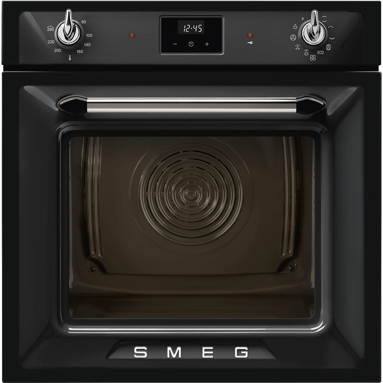 EINBAUBACKOFEN SOP6900TN  - Schwarz, Basics, Metall (59,7/59,2/54,8cm) - SMEG