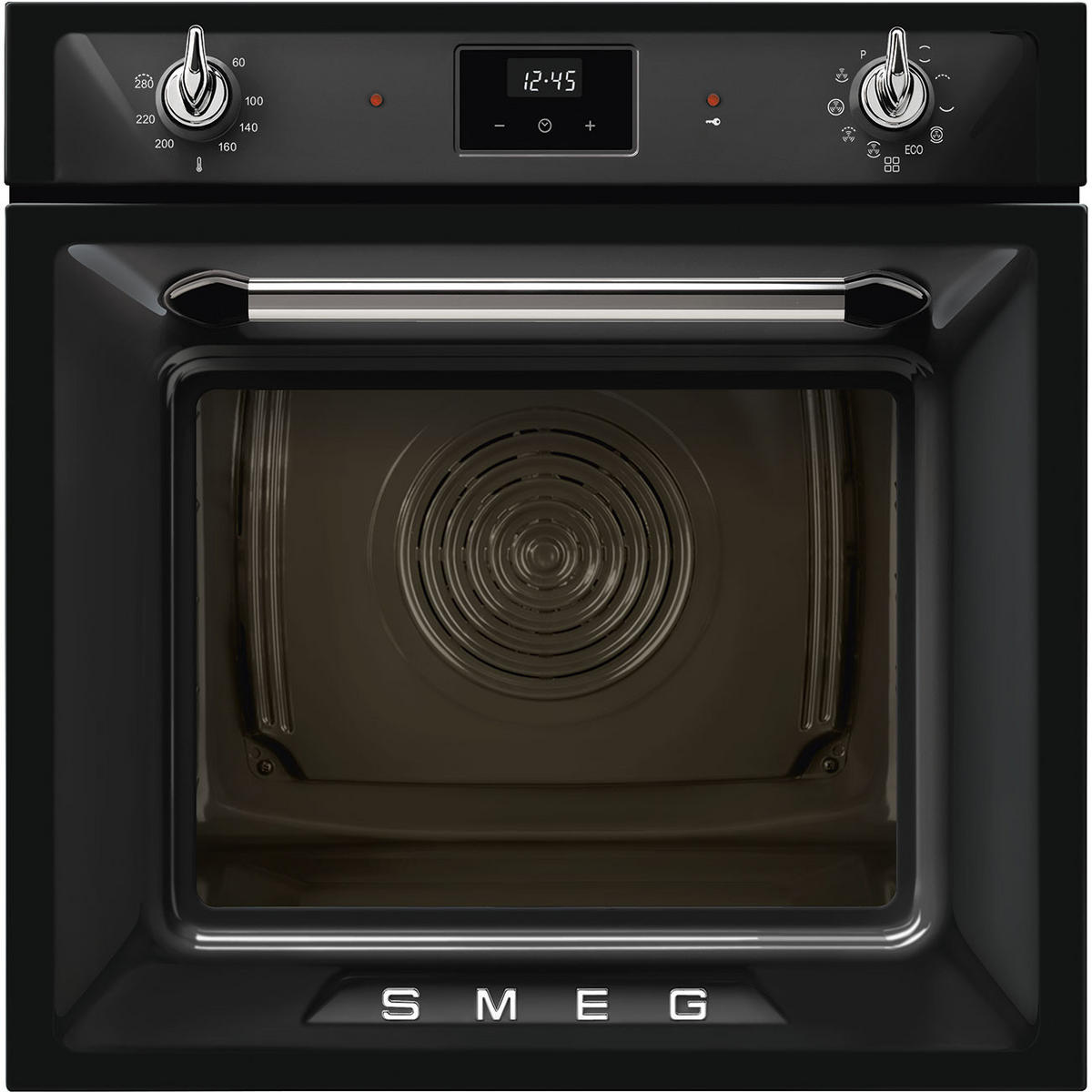 EINBAUBACKOFEN SOP6900TN  - Schwarz, Basics, Metall (59,7/59,2/54,8cm) - SMEG