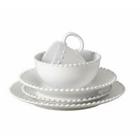 KOMBISERVICE Weiß Hochglanz PEARL 5-teilig 1 Personen  - Weiß Hochglanz, Basics, Keramik - Costa Nova