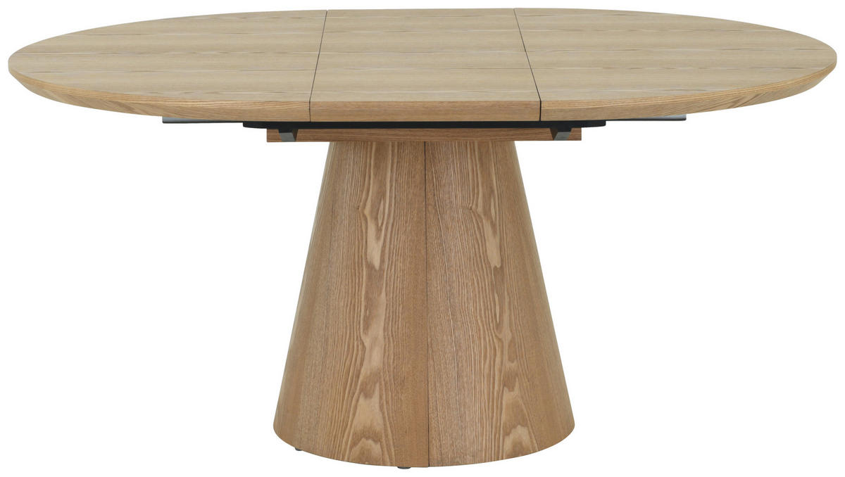 ESSTISCH Eichefarben oval  ausziehbar  - Eichefarben, Design, Holz/Holzwerkstoff (120/160/120/76cm) - Carryhome