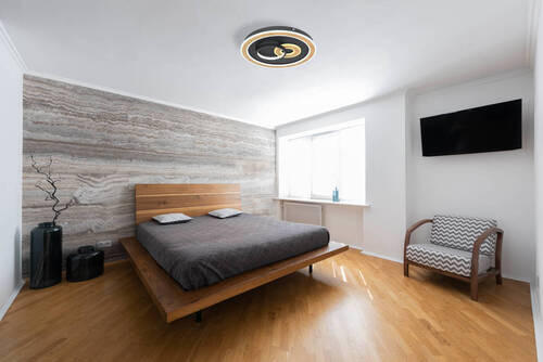 STROPNA LED-SVETILKA   //2700-6500 K/230 V/ - črna/opal, Design, kovina/umetna masa (50/7cm) - Globo