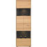 VITRINE Eiche massiv - Silberfarben/Schwarz, Design, Glas/Holz (63/200/40cm) - MUSTERRING