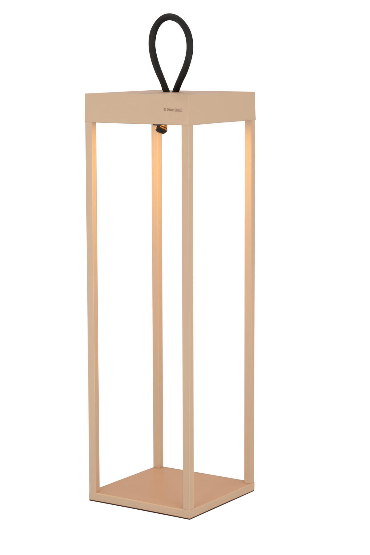 STOLNÍ LAMPA NA BATERIE 15/15/50 cm - pískové barvy, Konvenční, kov/plast (15/15/50cm) - Dieter Knoll