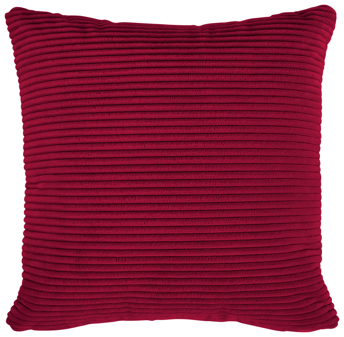 ECKSOFA in Cord Rot  196/303 cm  - Rot/Schwarz, Design, Kunststoff/Textil (196/303cm) - Livetastic