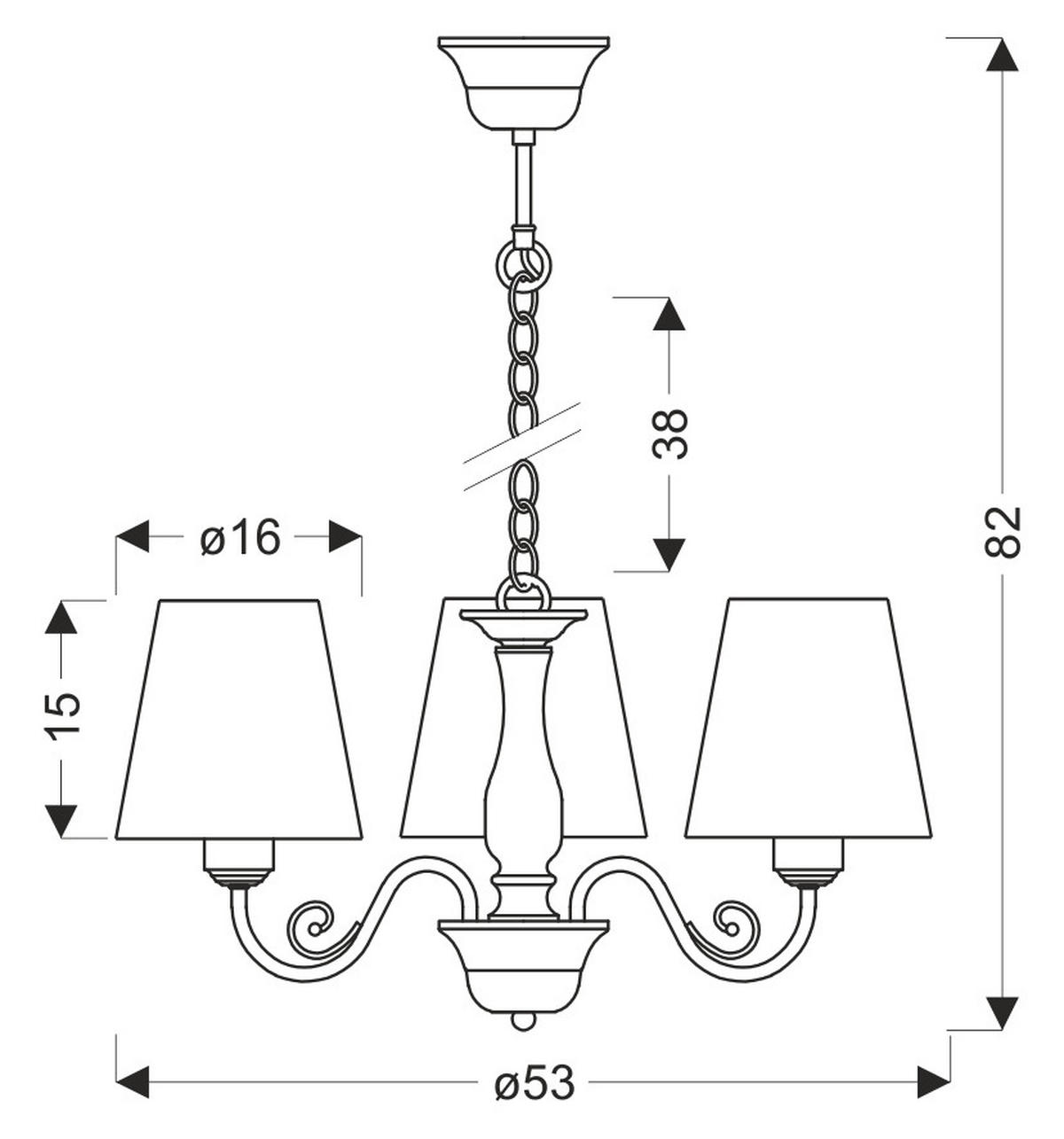 PENDELLEUCHTE 53/53/82 cm  - Weiß, KONVENTIONELL, Textil/Metall (53/53/82cm)