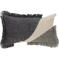 DEKORAČNÍ POLŠTÁŘ 30/50 cm - antracitová, Konvenční, textil (30/50cm) - Esposa