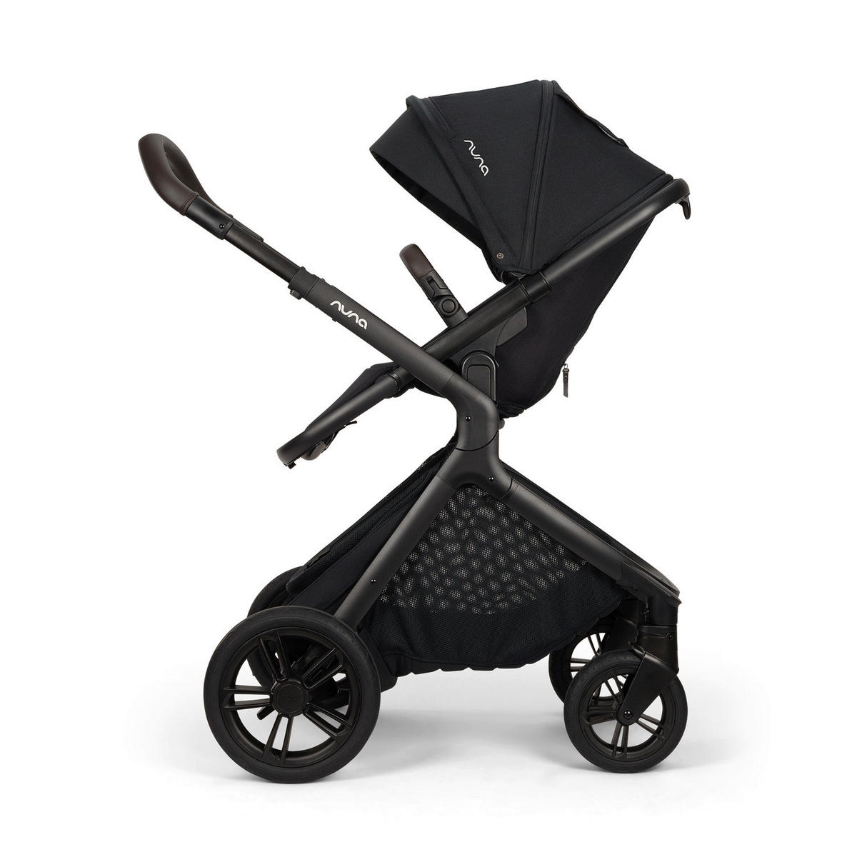 KINDERWAGEN DEMI icon  - Schwarz, Basics, Textil/Metall (63/120/81cm) - Nuna