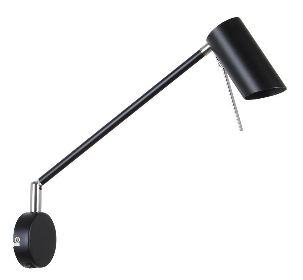 WANDLEUCHTE 32,5/8/40 cm   - Schwarz, Design, Metall (32,5/8/40cm)