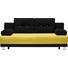SCHLAFSOFA in Textil Gelb, Schwarz - Gelb/Alufarben, Design, Kunststoff/Textil (200/84/94cm) - Carryhome SCHLAFSOFA in Textil Gelb, Schwarz - Gelb/Alufarben, Design, Kunststoff/Textil (200/84/94cm) - Carryhome
