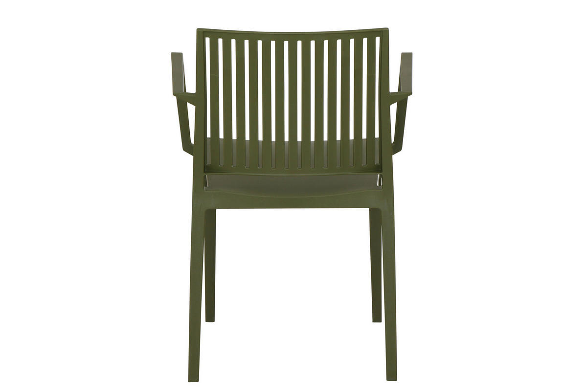 GARTENGARNITUR 3-teilig Stahl  - Grün, Basics, Kunststoff/Metall (60/80/60cm) - Siena Garden