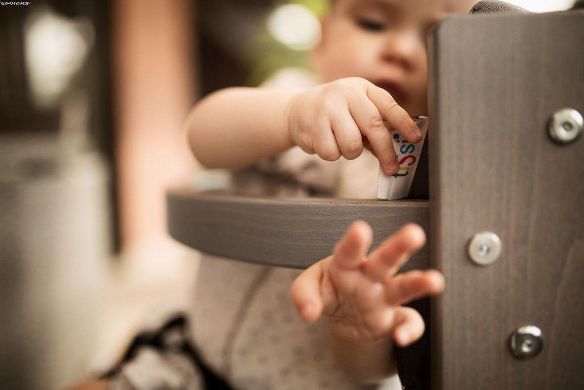 KINDERSTUHL - Grau, Basics, Holz (50/43/81cm) - tiSsi