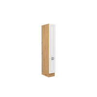 IZVLEČNA OMARA - črna/bela, Konvencionalno, kovina/leseni material (30/205/57cm) - Xora