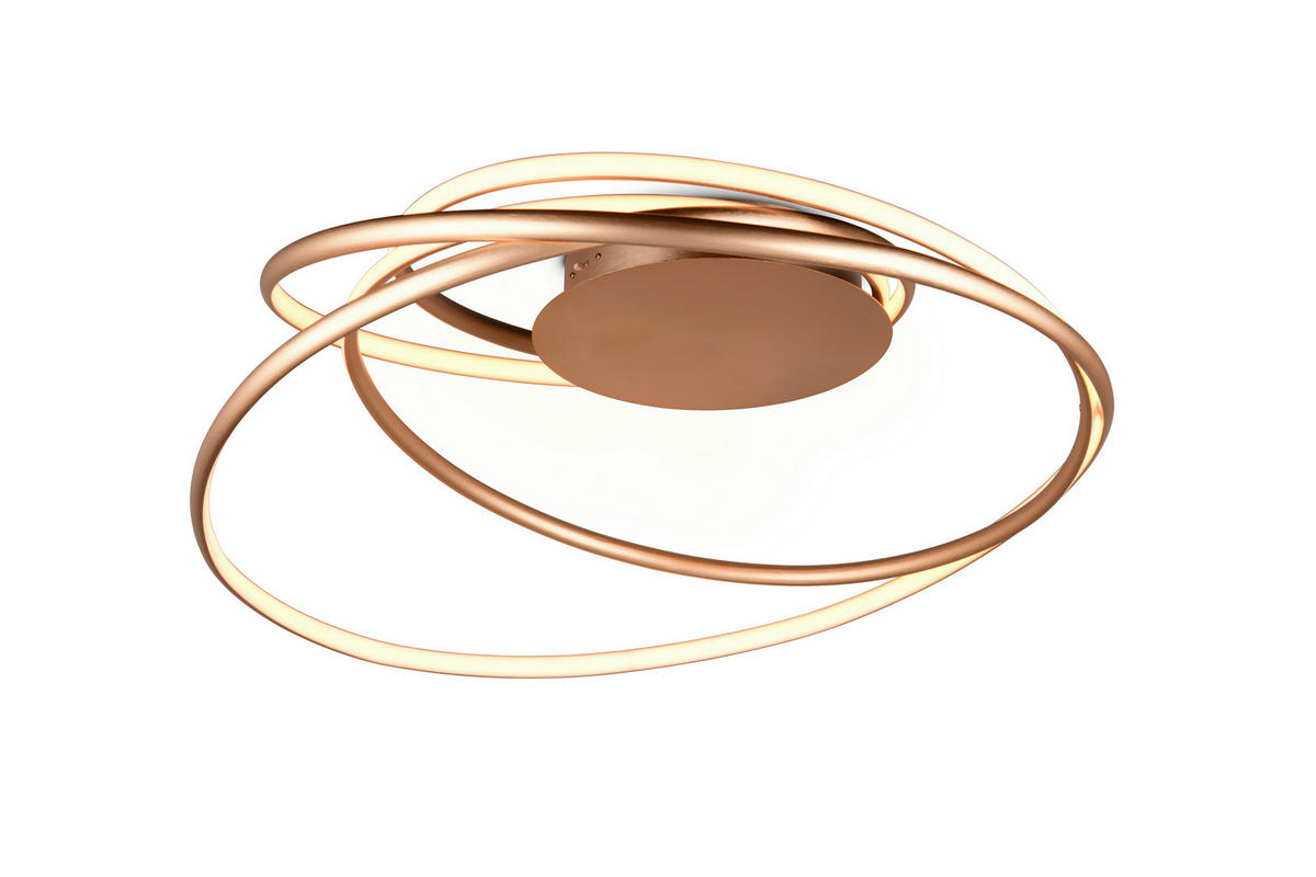 LED-DECKENLEUCHTE  72/35 cm    - Goldfarben, Design, Metall (72/35cm) - Trio Leuchten
