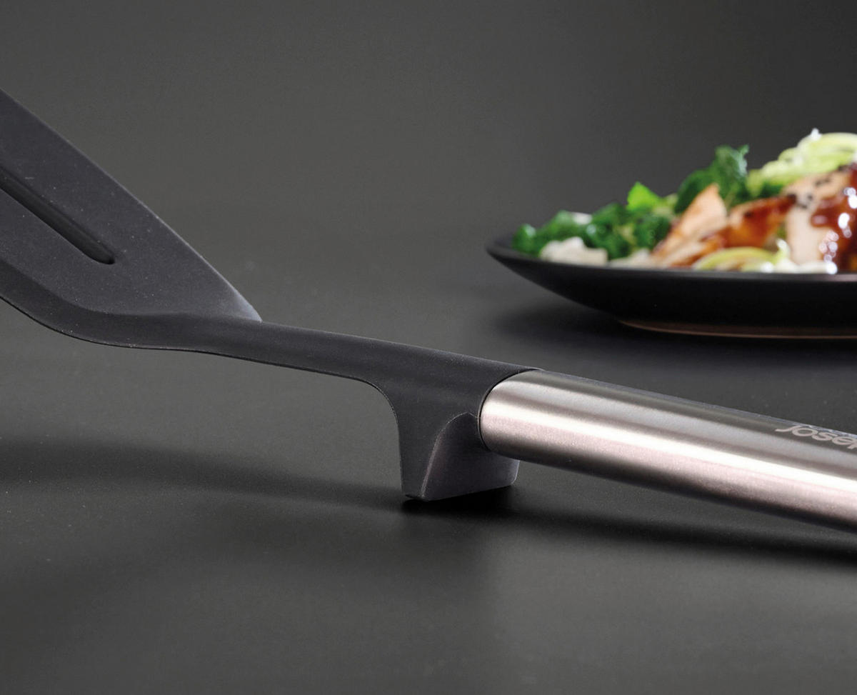 SET KUHINJSKIH PRIPOMOČKOV  Elevate  23/35/23 cm                 - barve nerjavečega jekla/črna, Basics, kovina/umetna masa (23/35/23cm) - Joseph Joseph