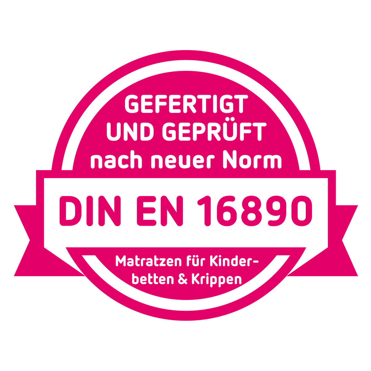 KINDERMATRATZE BABY BAY 140/89 cm Höhe ca. 10 cm  - Weiß, Basics, Textil (140/89cm) - Babybay