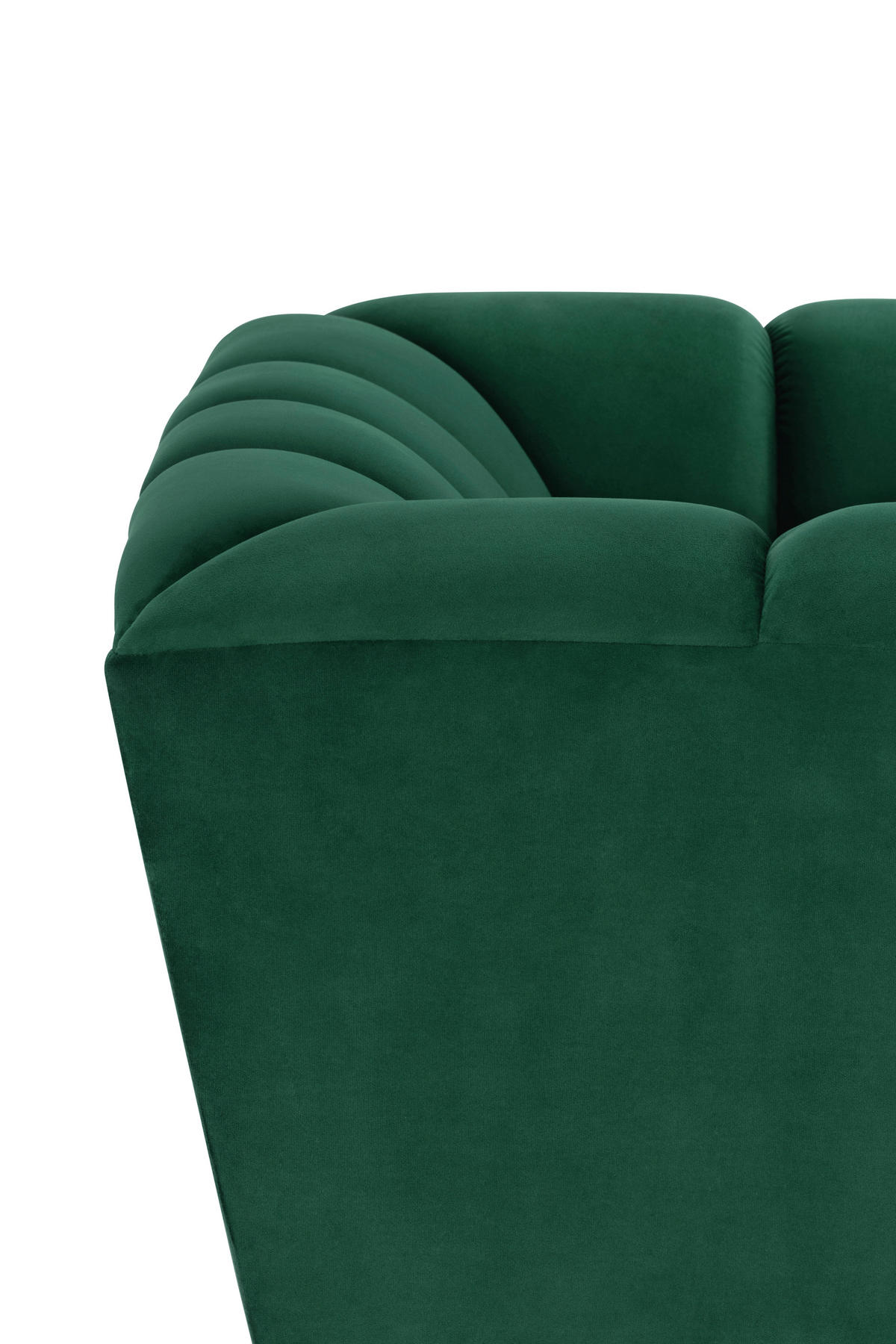 COCKTAILSESSEL Samt Grün    - Schwarz/Grün, MODERN, Holz/Textil (116/78,5/87cm) - P & B
