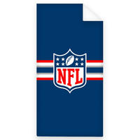 BADETUCH NFL Multicolor, Rot, Weiß, Blau 75/150 cm  - Blau/Rot, Trend, Textil (75/150cm) - Herding