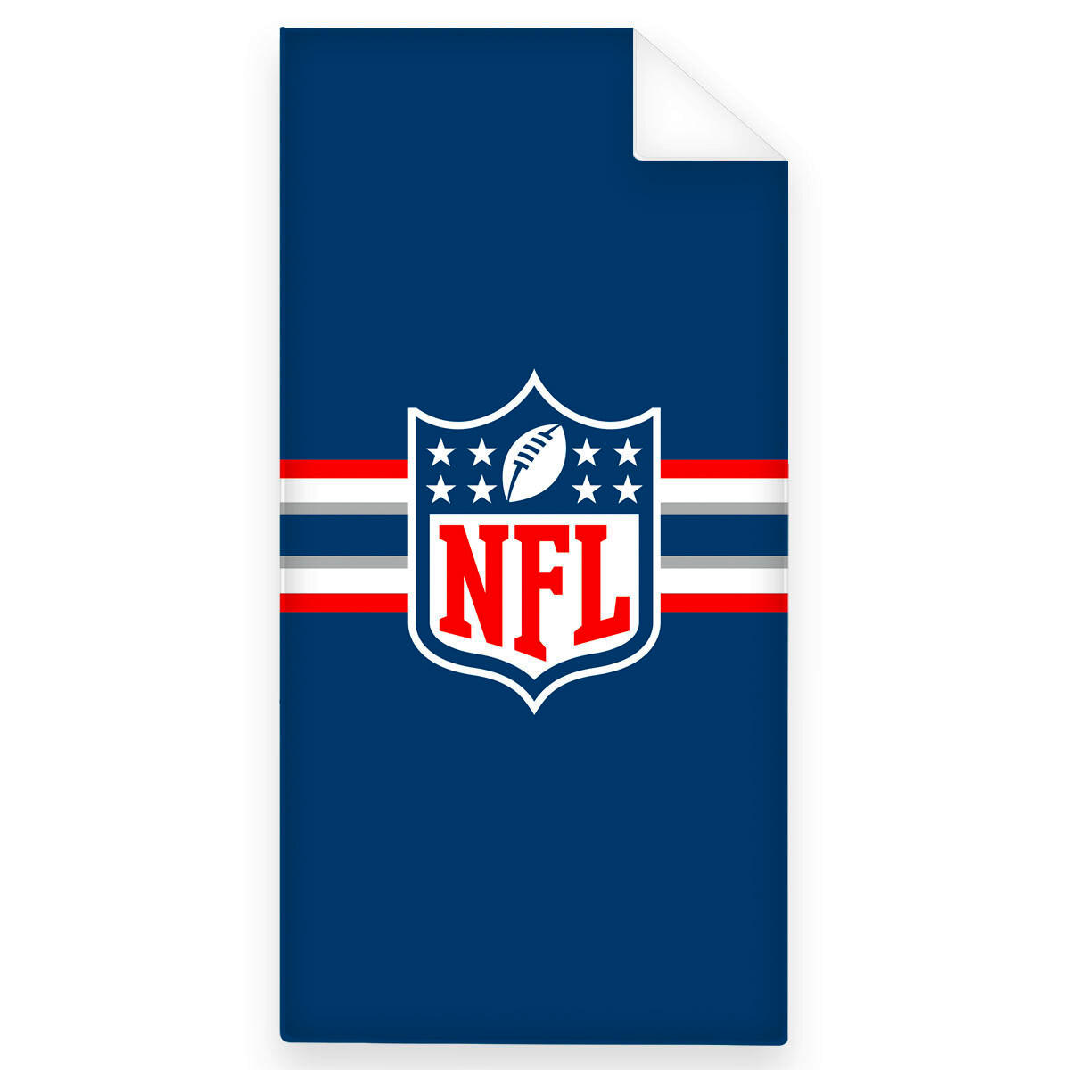 BADETUCH NFL Multicolor, Rot, Weiß, Blau 75/150 cm  - Blau/Rot, Trend, Textil (75/150cm) - Herding