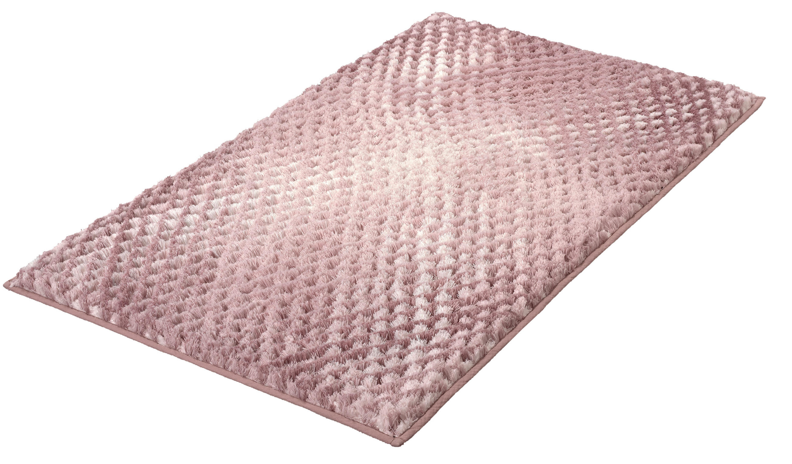 FÜRDŐSZOBASZŐNYEG   rózsaszín   - rózsaszín, Konventionell, műanyag/textil (120/70/2,4cm) - Kleine Wolke
