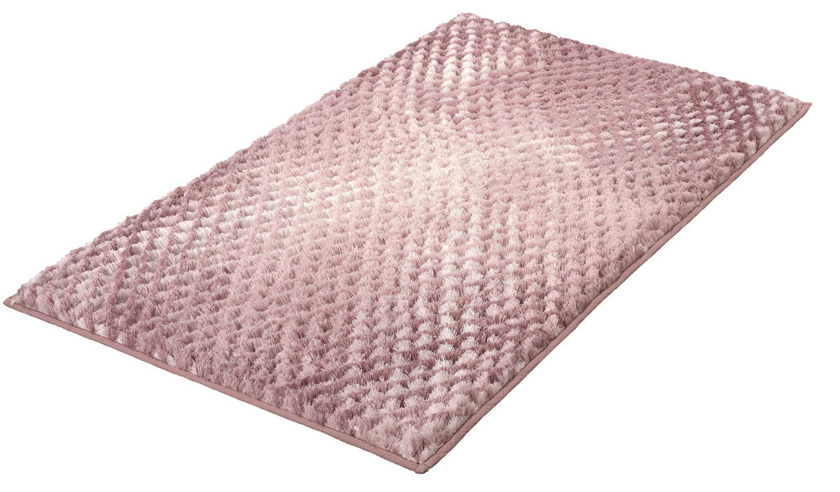 BADTEPPICH Rosa  - Rosa, Konventionell, Kunststoff/Textil (120/70/2,4cm) - Kleine Wolke