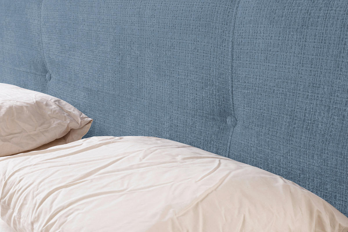 BOXBETT 180/200 cm  in Blau  - Blau/Schwarz, MODERN, Holz/Kunststoff (180/200cm) - MID.YOU