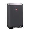 ABFALLSAMMLER BIG DOUBLE BOY 2X18 L  - Graphitfarben/Schwarz, KONVENTIONELL, Kunststoff/Metall (40,5/65/34,5cm) - Wesco