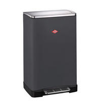 ABFALLSAMMLER BIG DOUBLE BOY 2X18 L  - Graphitfarben/Schwarz, KONVENTIONELL, Kunststoff/Metall (40,5/65/34,5cm) - Wesco