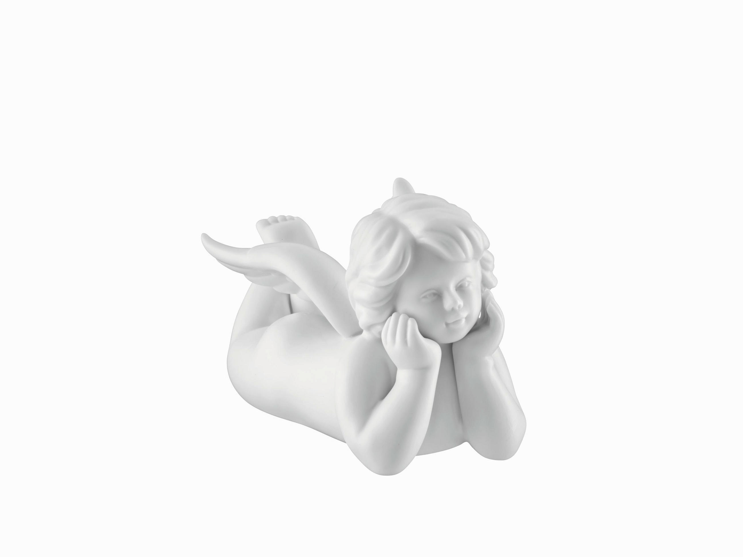 DEKOENGEL  - Weiß, KONVENTIONELL, Keramik (14cm)