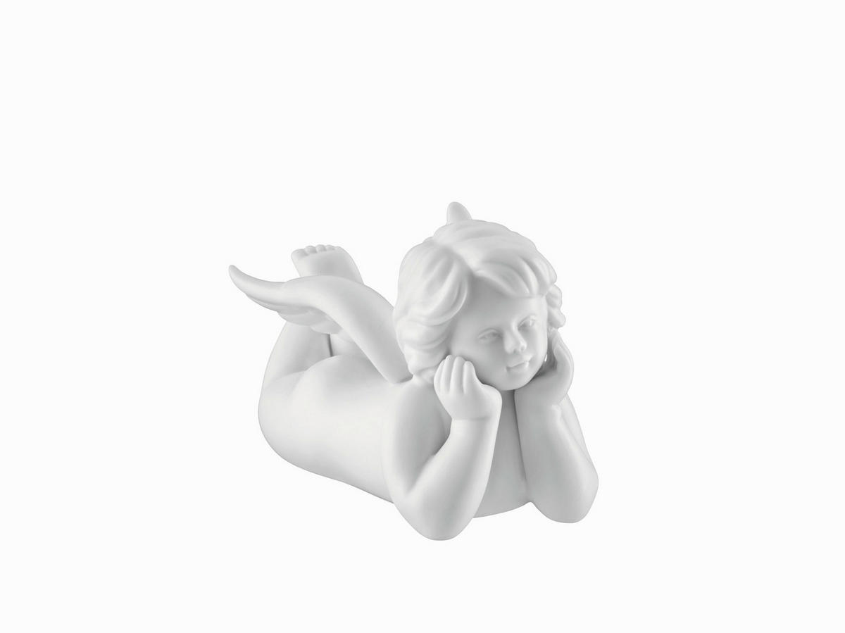DEKOENGEL  - Weiß, KONVENTIONELL, Keramik (14cm)