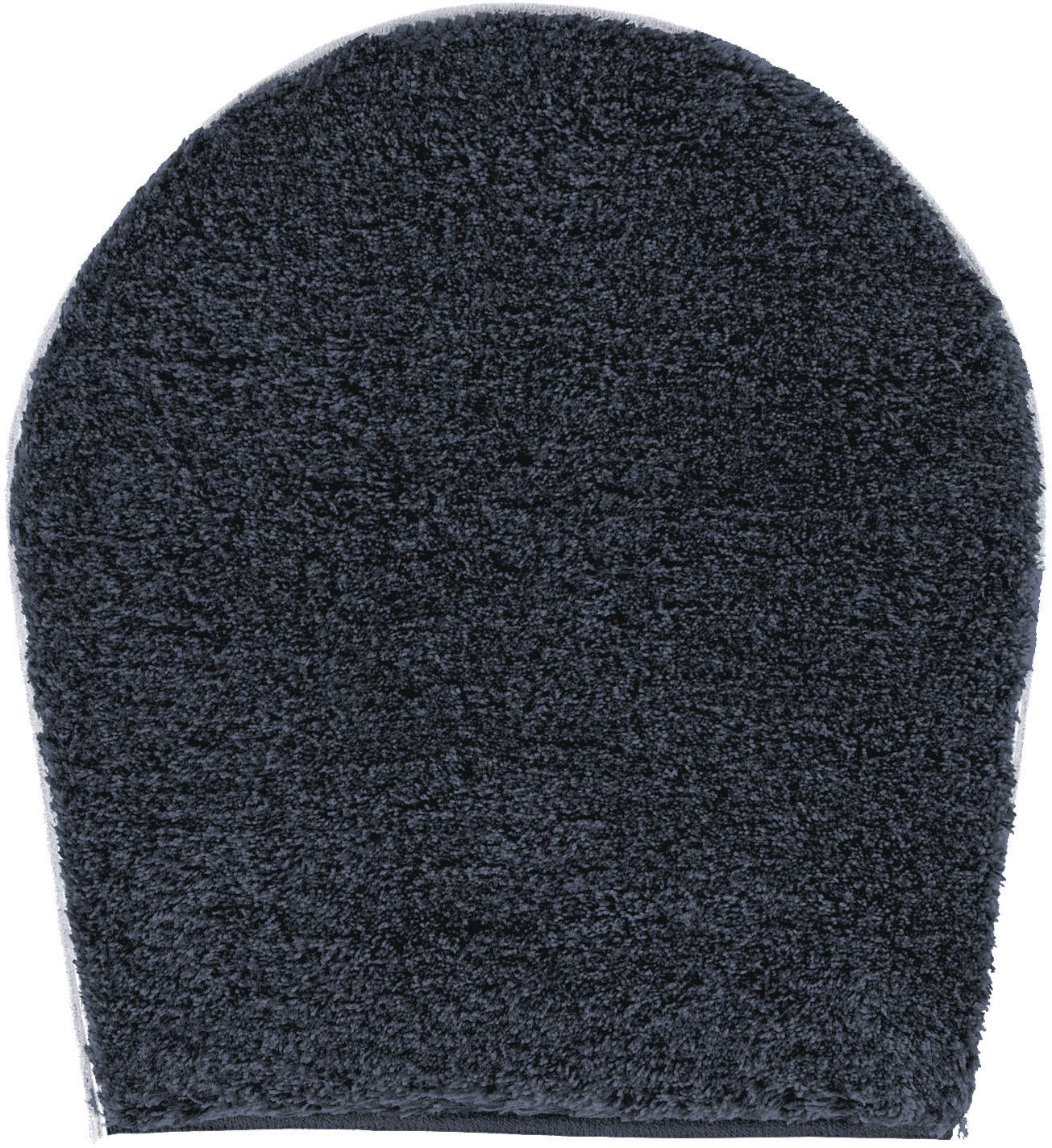WC-DECKELBEZUG Dunkelgrau 47/50 cm  - Dunkelgrau, Basics, Textil (47/50cm) - Grund