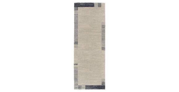 LÄUFER 80/250 cm Palazzo Lobo Blau, Grau  - Blau/Grau, KONVENTIONELL, Textil (80/250cm) - Novel