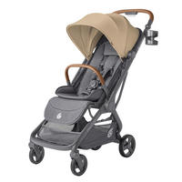 KIŠOBRAN KOLICA  METRO 3 DELUXE  - zlatno-braon, Osnovno, metal/tekstil (23/44cm) - Ergo Baby