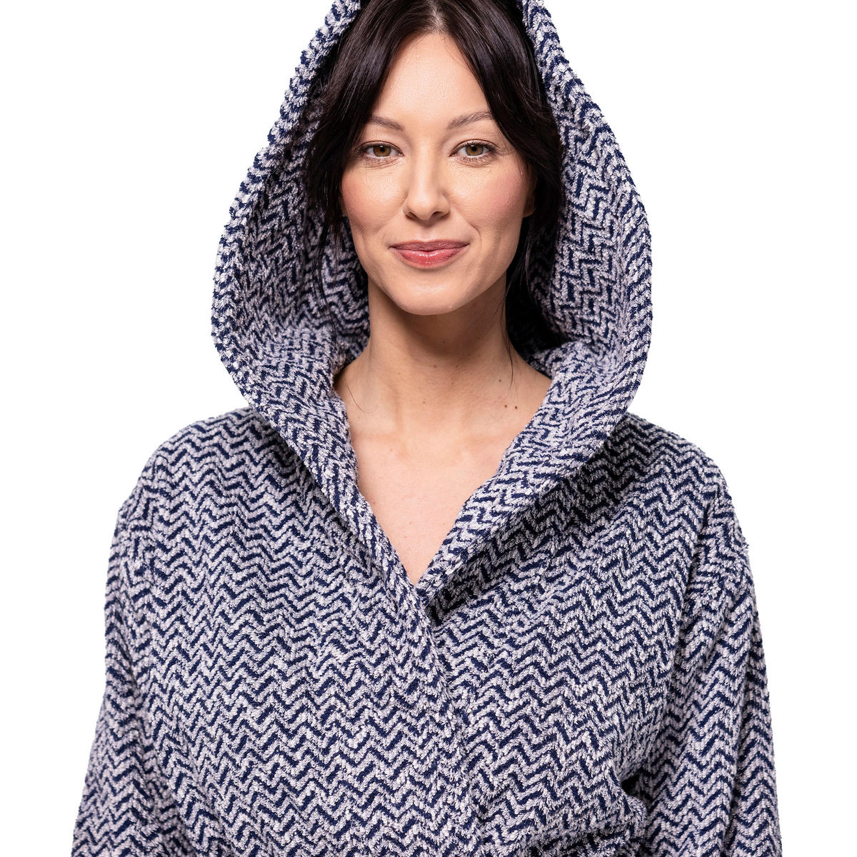 BADEMANTEL S Unisex  - Blau, Basics, Textil (Snull) - Moeve