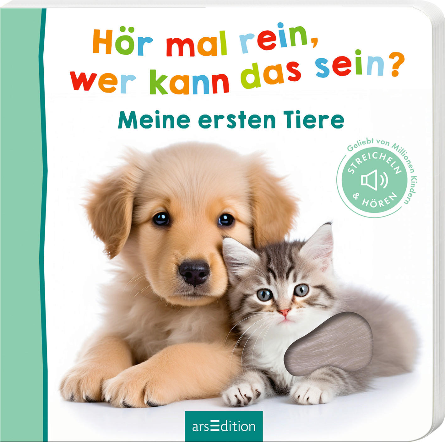 SOUND- UND FÜHLBUCH Hör mal, wer kann das sein?  - Multicolor, Basics, Papier (19,4/19,4/1,8cm)