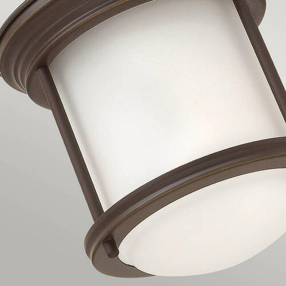 DECKENLEUCHTE  19.6/18.5 cm    - Bronzefarben, KONVENTIONELL, Glas/Metall (19.6/18.5cm) - Elstead Lighting