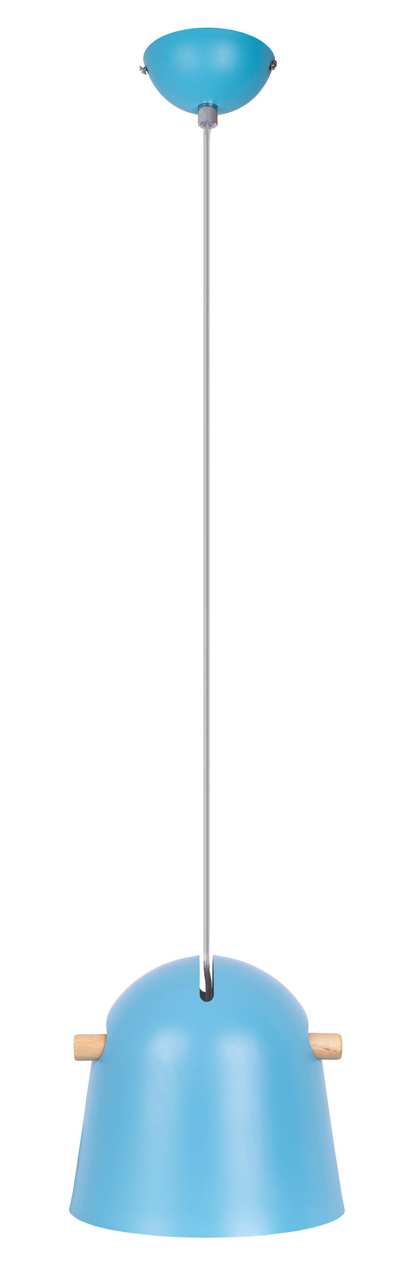 HÄNGELEUCHTE 23/21 cm  - Blau/Weiß, Design, Metall (23/21cm)