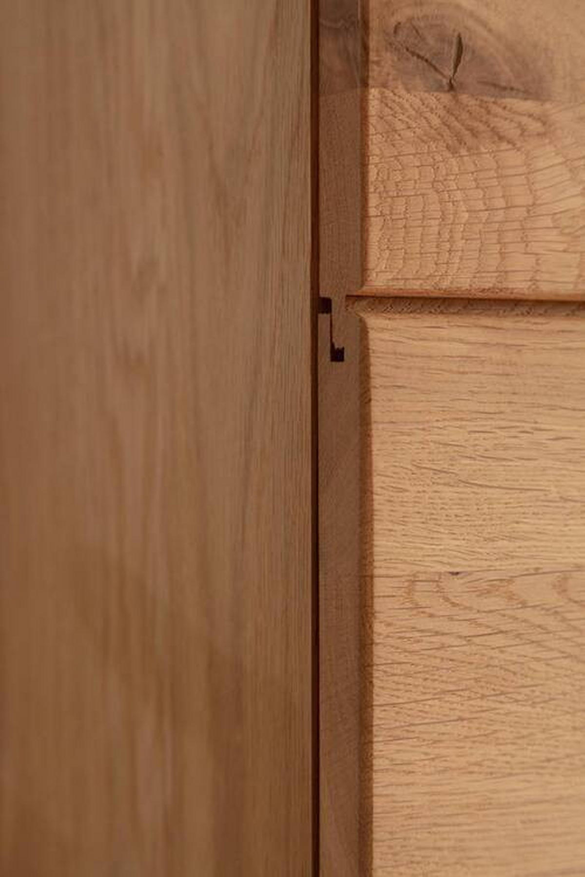 GARDEROBE 7-teilig  in 220/198/40 cm  - Eichefarben/Anthrazit, Natur, Holz/Holzwerkstoff (220/198/40cm)