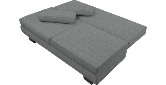 SCHLAFSOFA Grau - Wengefarben/Grau, Design, Holz/Textil (203/94/100cm) - Novel