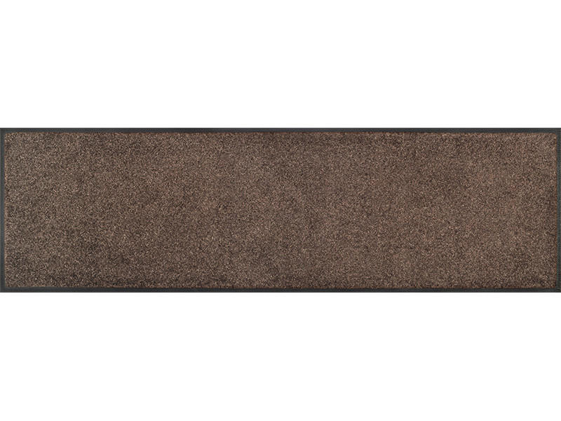 FUßMATTE  35/120 cm  Braun  - Braun, KONVENTIONELL, Kunststoff (35/120cm) - wash+dry