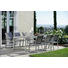 GARTENKLAPPSESSEL Polywood® Aluminium Graphitfarben, Grau - Graphitfarben/Grau, Design, Kunststoff/Textil (71/107,5/59cm) - STERN