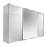 SCHWEBETÜRENSCHRANK in Weiß - Silberfarben/Weiß, Design, Glas/Holzwerkstoff (315/210/62cm) - Xora SCHWEBETÜRENSCHRANK in Weiß - Silberfarben/Weiß, Design, Glas/Holzwerkstoff (315/210/62cm) - Xora