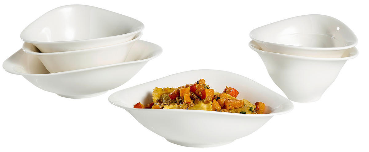 TELLERSET Vapiano 6-teilig  - Weiß, MODERN, Keramik - Villeroy & Boch