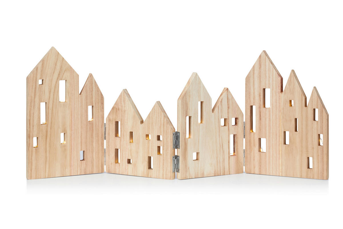 Tischdekoration - Naturfarben, Basics, Holz (71,5/28/1,5cm) - Markslöjd