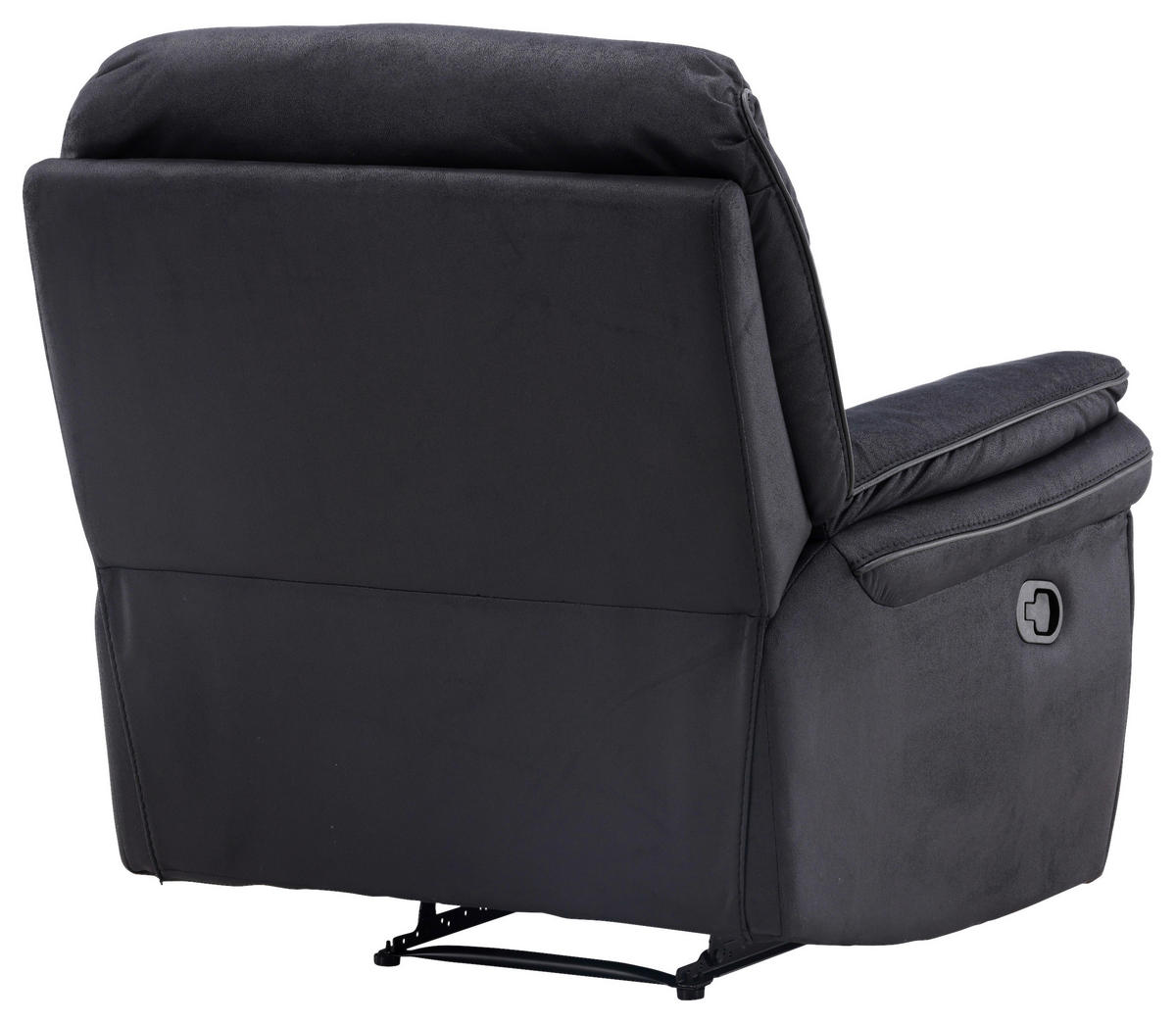 FERNSEHSESSEL  mit Schwarz  - Schwarz, Design, Kunststoff/Textil (104/103/99cm) - Livetastic