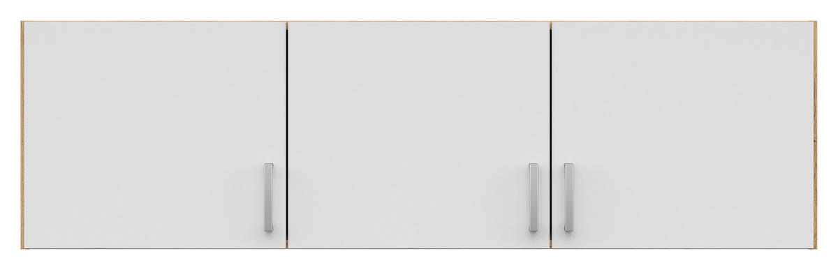 Extensie La Dulap   - argintiu/alb, Modern, plastic/material pe bază de lemn (136/39/54cm) - Carryhome