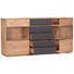 SIDEBOARD - Eichefarben/Grau, Design, Glas/Holz (177/89/42cm) - Valnatura SIDEBOARD - Eichefarben/Grau, Design, Glas/Holz (177/89/42cm) - Valnatura