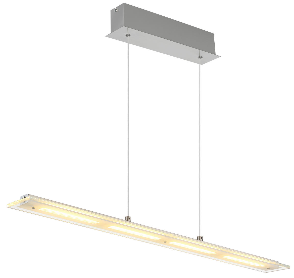 LED-HÄNGELEUCHTE 88/9/150 cm  - Klar/Transparent, Design, Glas/Kunststoff (88/9/150cm) - Globo