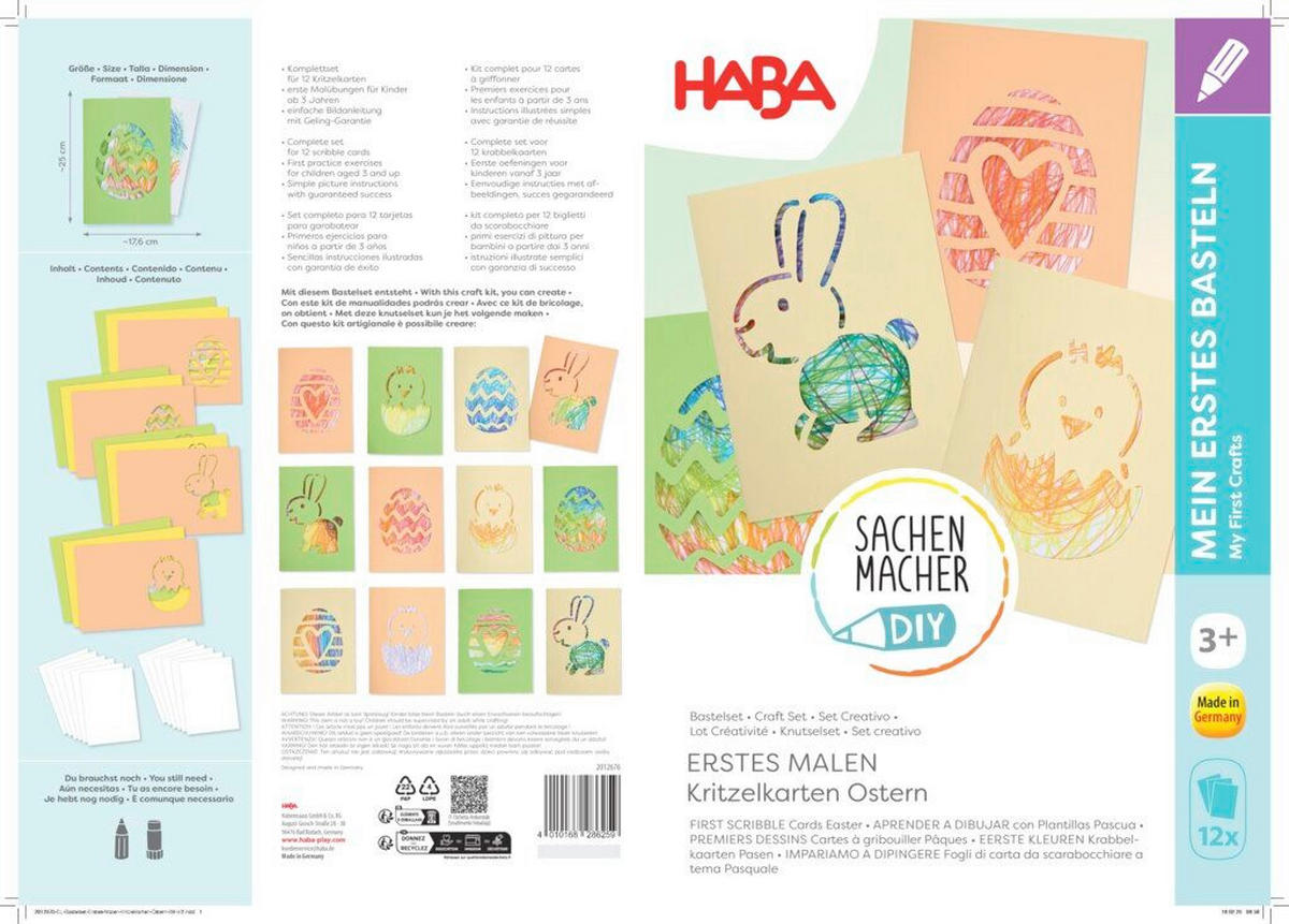 BASTELSET - Multicolor, Basics, Papier (25,0/0,7/35,0cm) - Haba
